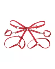 SUBBLIME - 953706 MENOTTES AVEC CEINTURE DE BONDAGE ROUGE TAILLE UNIQUE SUBBLIME - 953706 MENOTTES AVEC CEINTURE DE BONDAGE ROUGE TAILLE UNIQUE