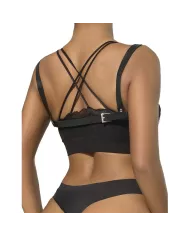 SUBBLIME - 953713 CEINTURE PUNK BONDAGE BOUCLE MÉTAL NOIRE TAILLE UNIQUE SUBBLIME - 953713 CEINTURE PUNK BONDAGE BOUCLE MÉTAL NOIRE TAILLE UNIQUE