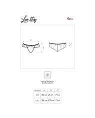 LIVCO CORSETTI FASHION - LOVE STORY LC 90679 CULOTTE CROCHLESS NOIR