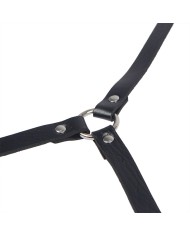 SUBBLIME - HARNAIS DE CORPS EN CUIR NOIR TAILLE UNIQUE