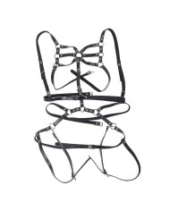 SUBBLIME - HARNAIS CORPS SANGLES AJUSTABLES CUIR NOIR TAILLE UNIQUE