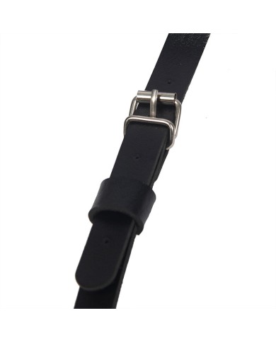 SUBBLIME - HARNAIS CORPS SANGLES AJUSTABLES CUIR NOIR TAILLE UNIQUE