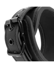 FETISH SUBMISSIVE - POSITION MAÎTRE AVEC 4 MENOTTES DOUBLÉES DE NOPRÈNE