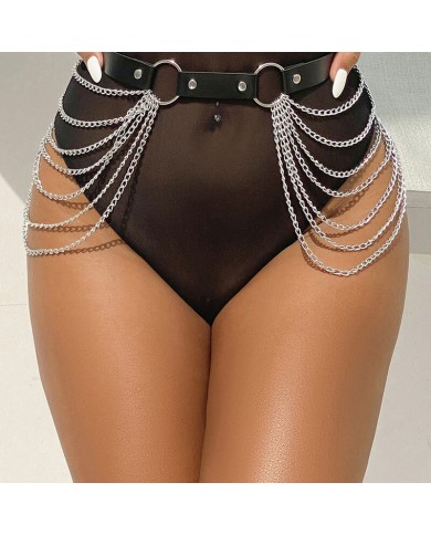 SUBBLIME - CHAÎNE CUIR CEINTURE NOIRE TAILLE UNIQUE