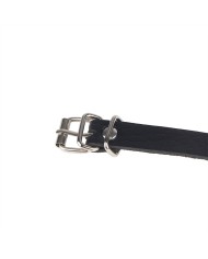 SUBBLIME - CHAINE BAGUE CUIR CEINTURE NOIR TAILLE UNIQUE