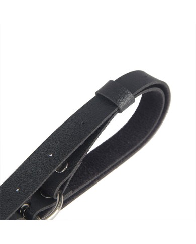 SUBBLIME - HARNAIS CEINTURE CUIR NOIR TAILLE UNIQUE