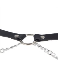 SUBBLIME - HARNAIS CEINTURE CUIR NOIR TAILLE UNIQUE