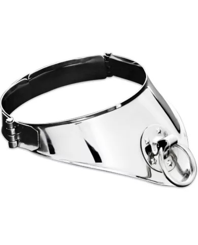 METAL HARD - COLLIER DE RETENUE AVEC ANNEAU ET CADENAS 12,5 CM