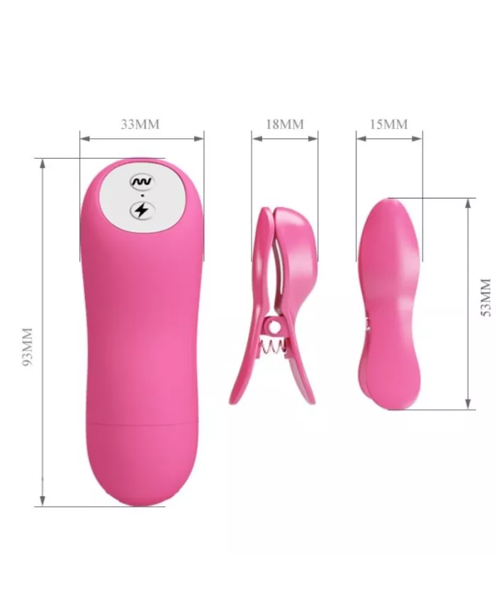 BAILE - PIZZAS ONDES ROMANTIQUES AVEC VIBRATION ET ÉLECTROCHOC FUCHSIA BAILE - PIZZAS ONDES ROMANTIQUES AVEC VIBRATION ET ÉLECTROCHOC FUCHSIA