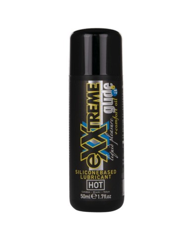 HOT - LUBRIFIANT À BASE DE SILICONE EXTRÊME GLIDE + HUILE DE CONFORT A+ 50 ML