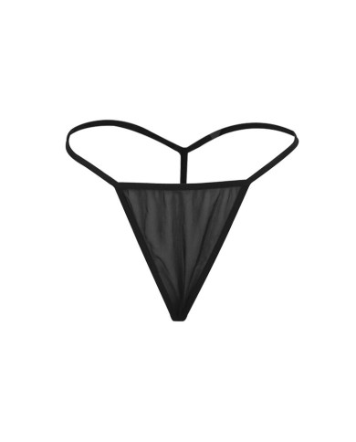 SUBBLIME - TISSU TULLE BABYDOLL AVEC DENTELLE ET DÉTAIL FLEUR NOIR S/M