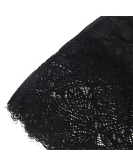 SUBBLIME - BABYDOLL BRETELLES EN DENTELLE RÉGLABLES NOIR S/M
