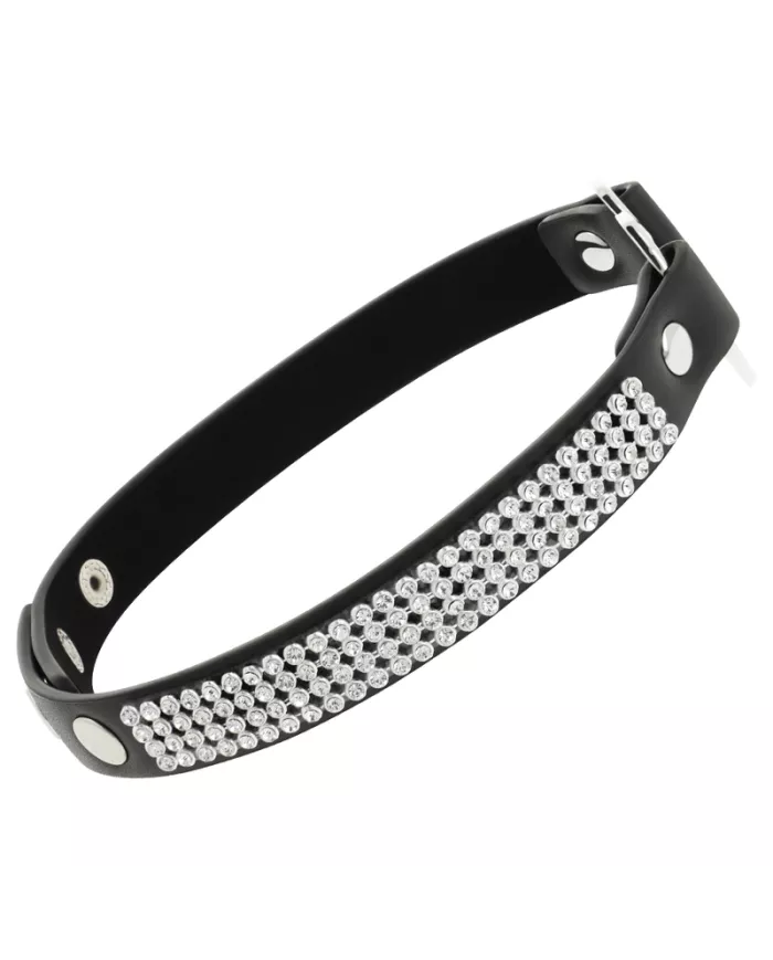 COQUETTE CHIC DESIRE - RAS DE COU EN CUIR VEGAN AVEC COEUR