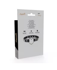 COQUETTE CHIC DESIRE - RAS DE COU EN CUIR VEGAN AVEC COEUR