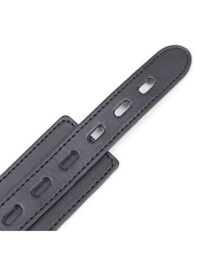 OHMAMA FETISH - COLLIER DE SOUMISSION AVEC 3 ANNEAUX