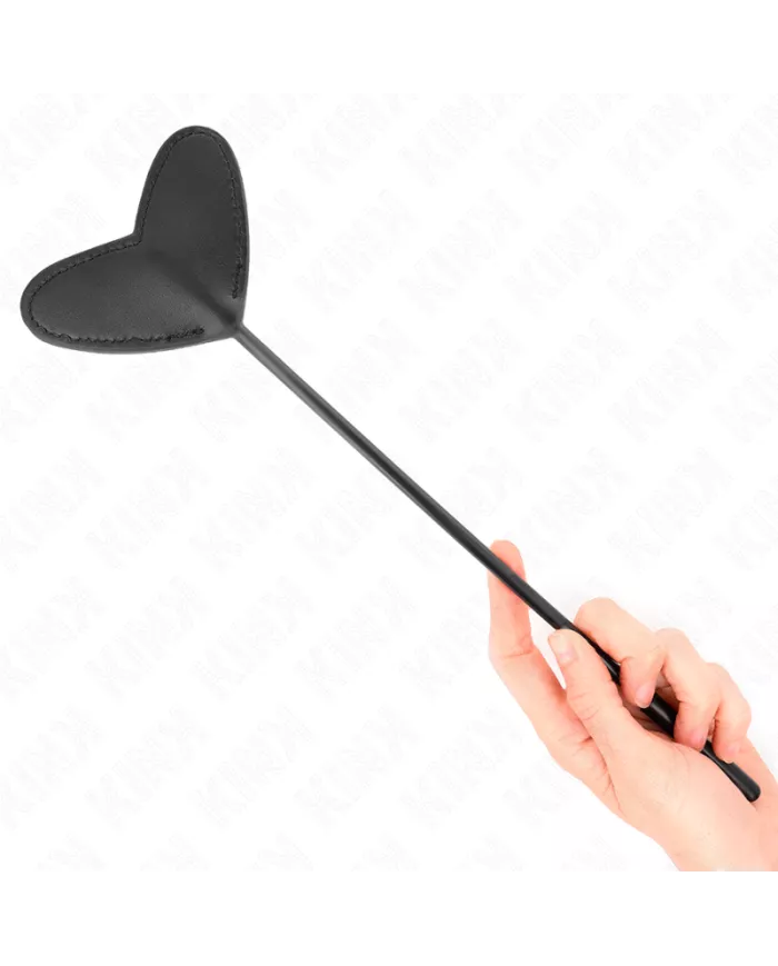 KINK - PALETTE EN FORME DE COEUR NOIR 33 X 10 CM