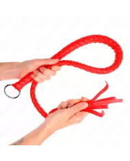 KINK - FOUET SERPENT AVEC ANNEAU ROUGE 65 CM