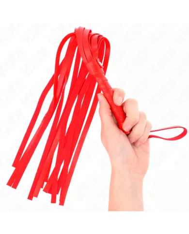 KINK - FOUET SIMPLE ROUGE 45 CM KINK - FOUET SIMPLE ROUGE 45 CM