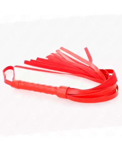 KINK - FOUET SIMPLE ROUGE 45 CM KINK - FOUET SIMPLE ROUGE 45 CM