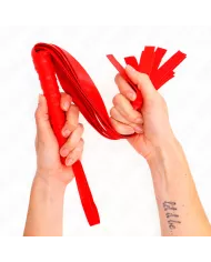 KINK - Fouet à queue large rouge 48,5 CM