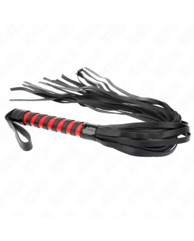 KINK - FOUET LONG RAYÉ 70 CM KINK - FOUET LONG RAYÉ 70 CM