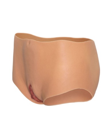 DÉSIR CACHÉ - ALTER EGO VAGIN ET FESSES OUVERTS CULOTTE TAILLE MOYENNE CHAIR
