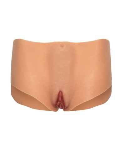 DÉSIR CACHÉ - ALTER EGO VAGIN ET FESSES OUVERTS CULOTTE TAILLE MOYENNE CHAIR
