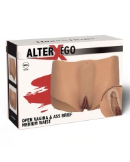 DÉSIR CACHÉ - ALTER EGO VAGIN ET FESSES OUVERTS CULOTTE TAILLE MOYENNE CHAIR