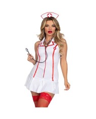 LEG AVENUE - COSTUME D'INFIRMIÈRE EN CHEF BLANC S/M