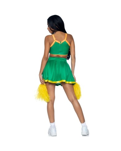 LEG AVENUE - COSTUME POM-POM GIRLS VERT M/L