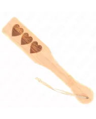 KINK - PALETTE EN BAMBOU DESIGN COEUR 32 X 5,5 CM