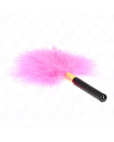 KINK - PLUMES TICKLE EN MÉTAL DORÉ FUCHSIA 18 CM KINK - PLUMES TICKLE EN MÉTAL DORÉ FUCHSIA 18 CM