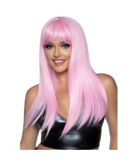 LEG AVENUE - PERRUQUE LONGUE FRANGE DROITE ROSE