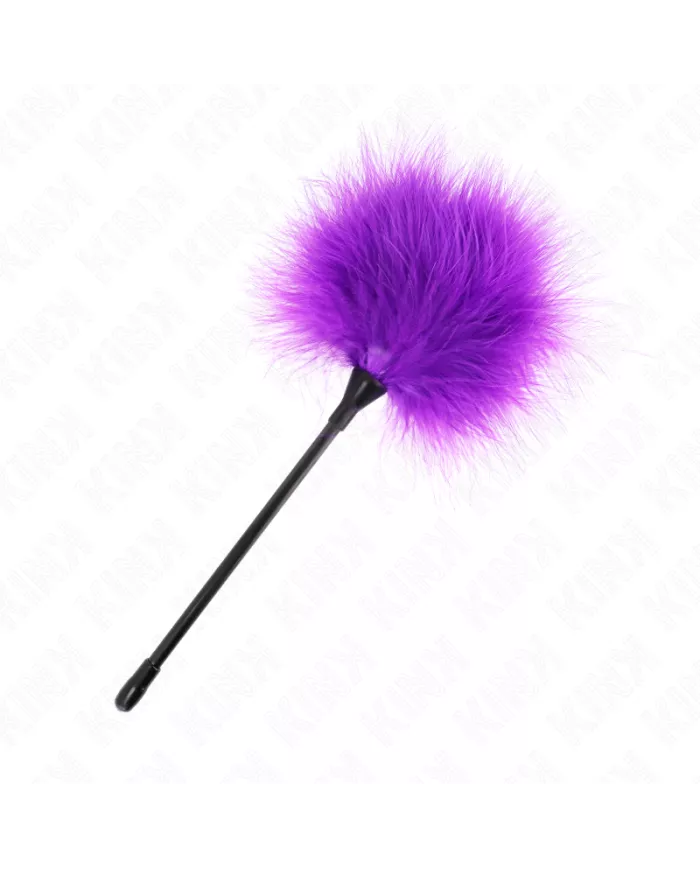 KINK - PLUMES TICKLE VIOLES UTILISÉES POUR LE KIT BONDAGE 27 CM