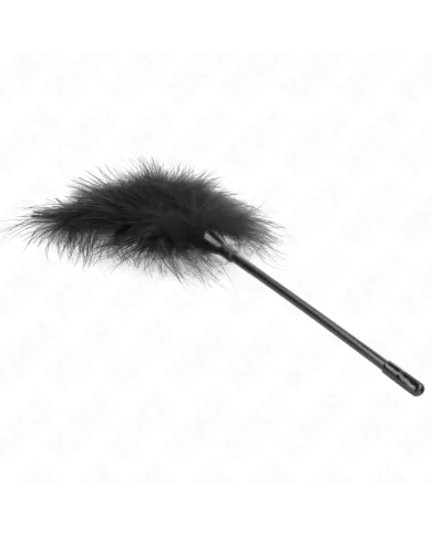KINK - PLUMES TICKLE NOIRES UTILISÉES POUR LE KIT BONDAGE 27 CM KINK - PLUMES TICKLE NOIRES UTILISÉES POUR LE KIT BONDAGE 27 CM