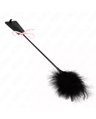 KINK - PLUMES CHACOUILLÉES AVEC NOEUD DE RUBAN ROSE 49 CM KINK - PLUMES CHACOUILLÉES AVEC NOEUD DE RUBAN ROSE 49 CM