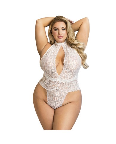 SUBBLIME - 953850 BODY DENTELLE BLANC S/M