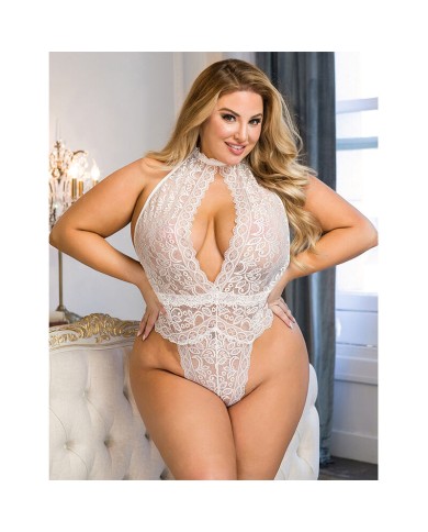 SUBBLIME - 953850 BODY DENTELLE BLANC S/M