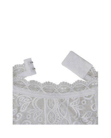 SUBBLIME - 953867 BODY DENTELLE BLANC L/XL