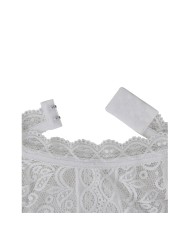 SUBBLIME - 953867 BODY DENTELLE BLANC L/XL