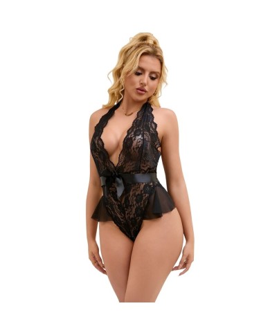 SUBBLIME - 930806 BODY SEXY À VOLANTS NOIR S/M