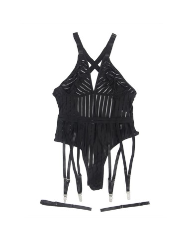 SUBBLIME - 954147 BODY AVEC PORTE-JARRETELLES NOIR S/M