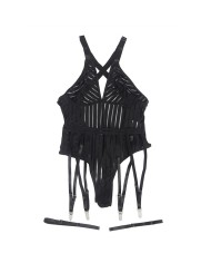 SUBBLIME - 954147 BODY AVEC PORTE-JARRETELLES NOIR S/M