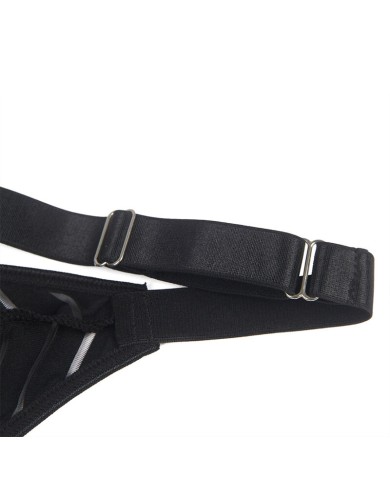 SUBBLIME - 954154 BODY AVEC PORTE-JARRETELLES NOIR L/XL