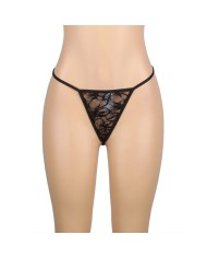 SUBBLIME - 954185 BABYDOLL EN DENTELLE À BRETELLES RÉGLABLES NOIRE S/M