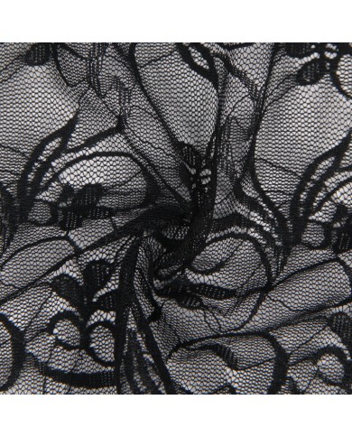 SUBBLIME - 954185 BABYDOLL EN DENTELLE À BRETELLES RÉGLABLES NOIRE S/M