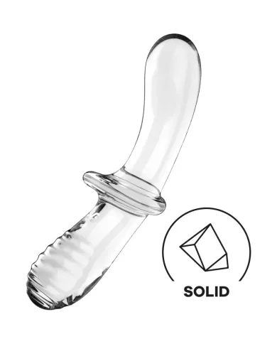 SATISFYER - GODE DOUBLE CRISTAL TRANSPARENT SATISFYER - GODE DOUBLE CRISTAL TRANSPARENT