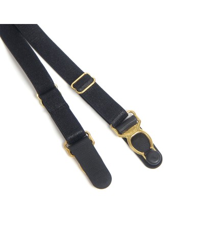 SUBBLIME - 955465 CORPS À FERMETURE ÉCLAIR EN CUIR NOIR L/XL