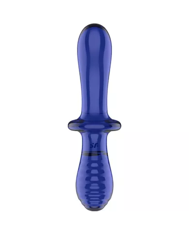SATISFYER - GODE DOUBLE CRISTAL BLEU SATISFYER - GODE DOUBLE CRISTAL BLEU