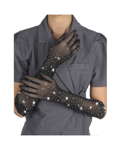 SUBBLIME - 957469GANTS SHINE TRANSPARENTS NOIRS S/M